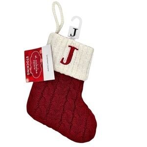 St. Nicholas Square Mini Monogram Christmas Stocking​
